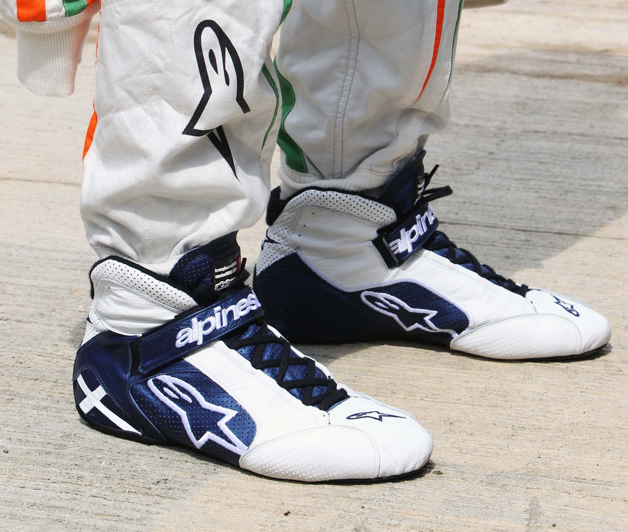 Tech-1 KX V3 Shoes - FIA - White KARTING Footwear | Alpinestars