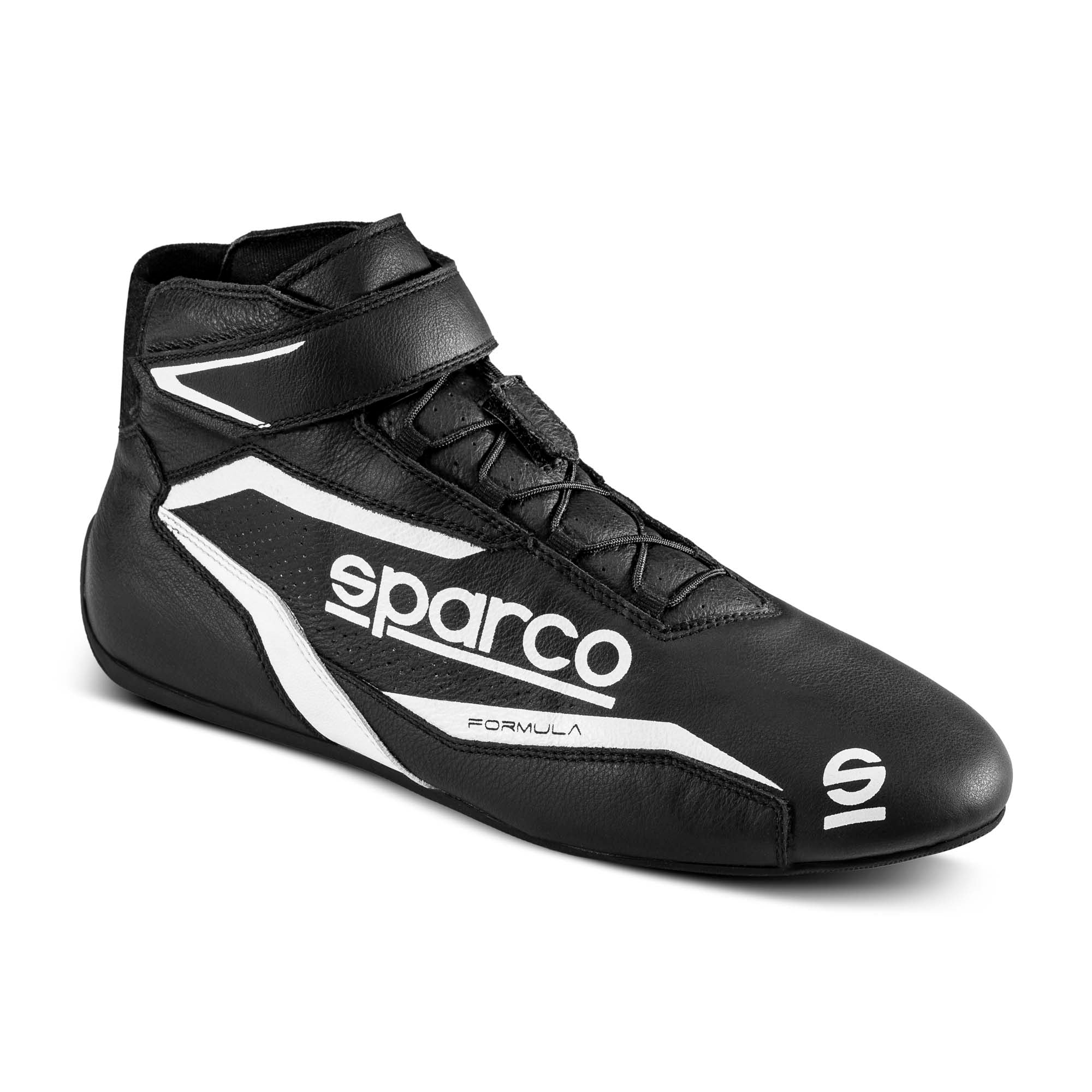 Sparco Formula Racing Shoes - Black/White