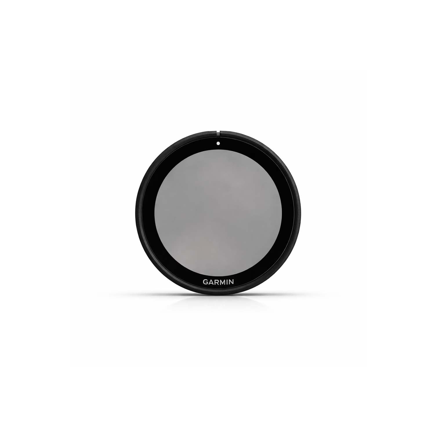 Garmin Catalyst 2 Polarized Lens Cover shown standalone, displaying the clip-on polarized filter attachment.