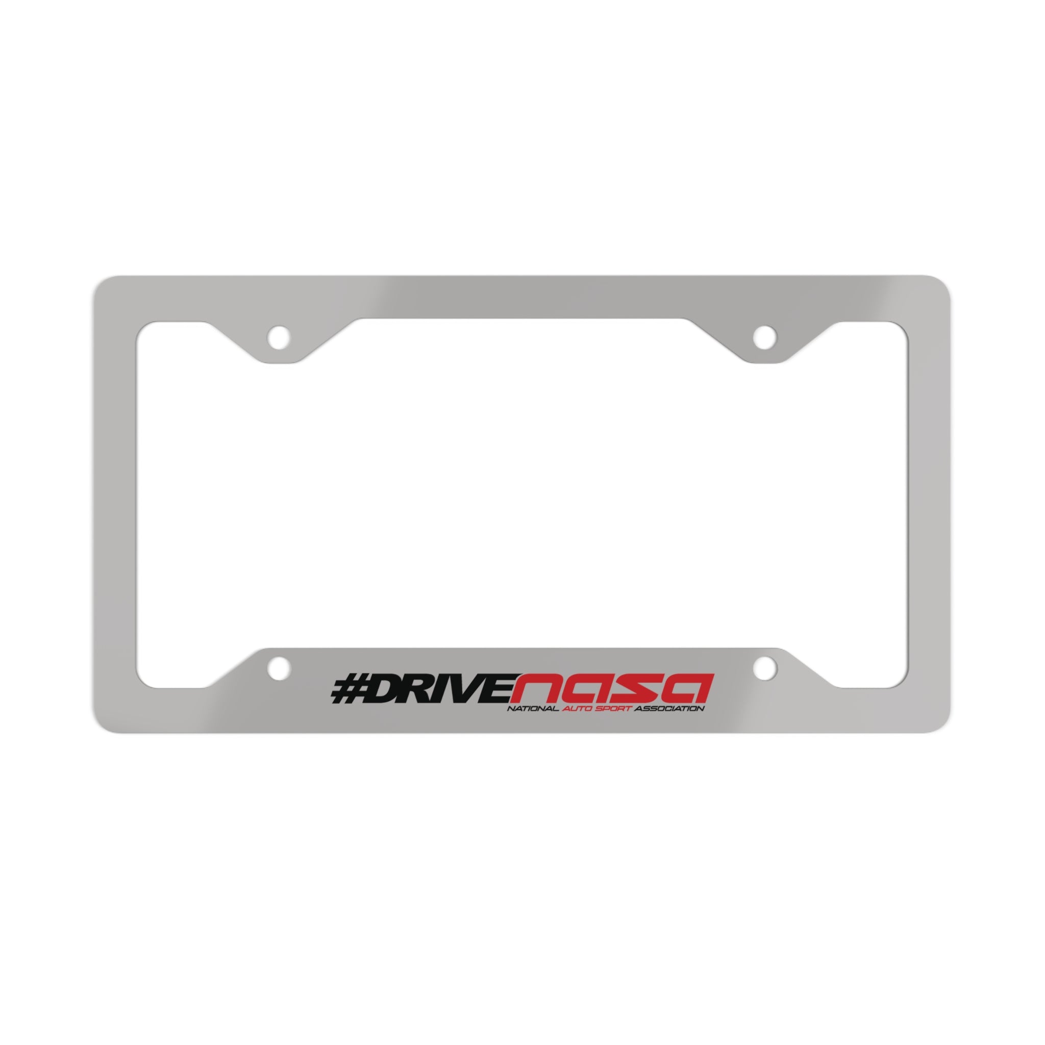#DRIVENASA Metal License Plate Frame!