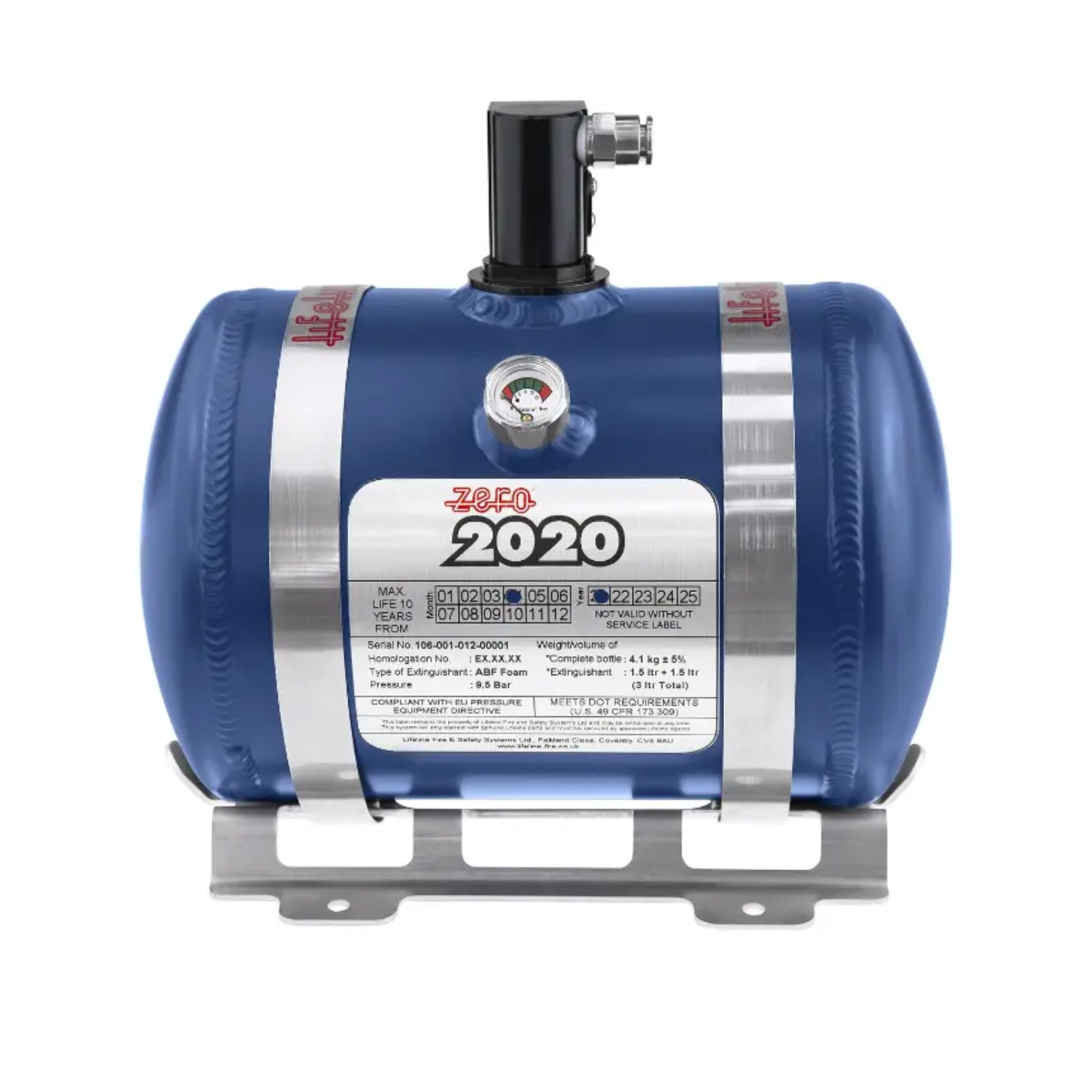 Lifeline Zero 2020 Fire Marshal FIA Fire System - 3 Liter Electric