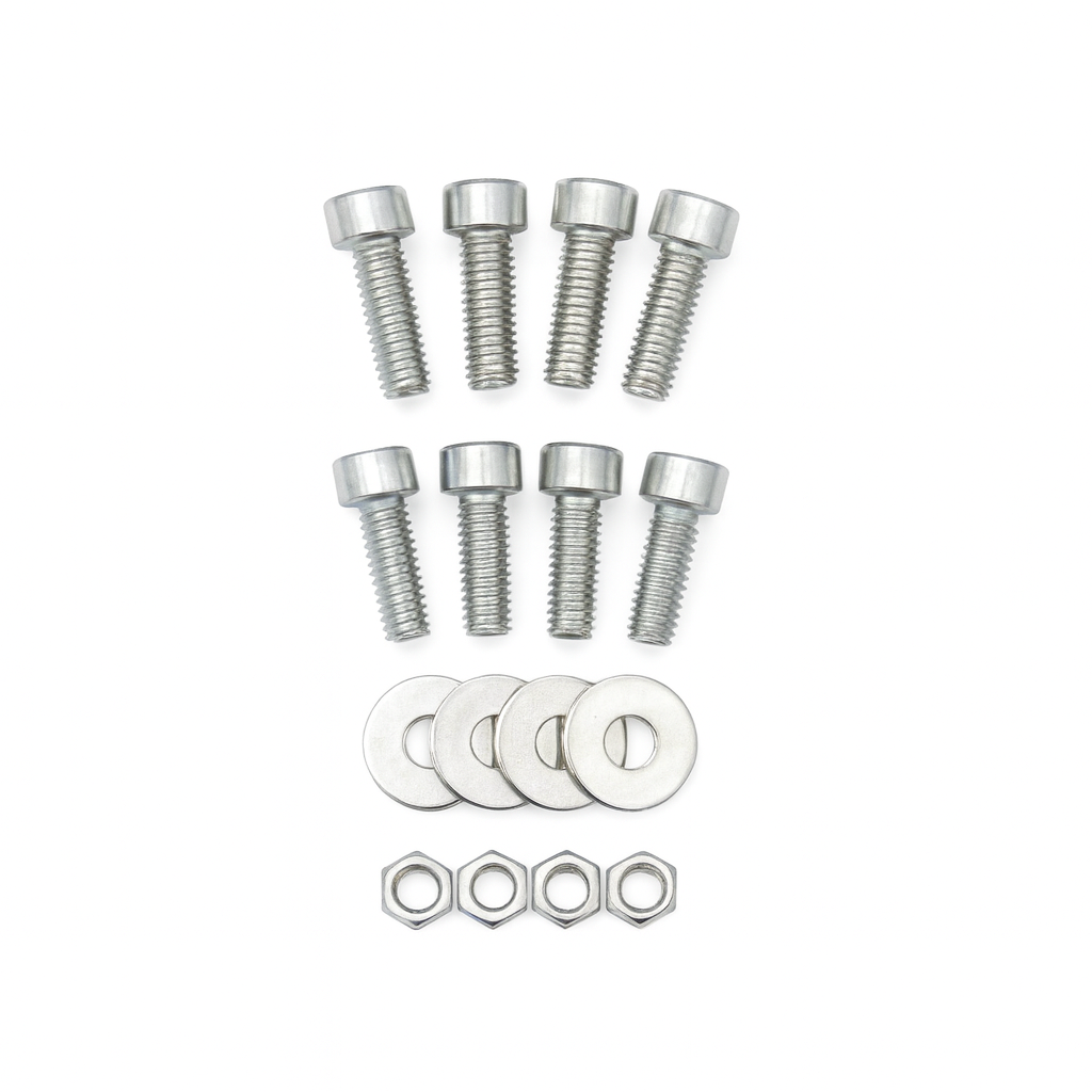 Sparco Seat Hardware Kit - Bottom Mount / Silver