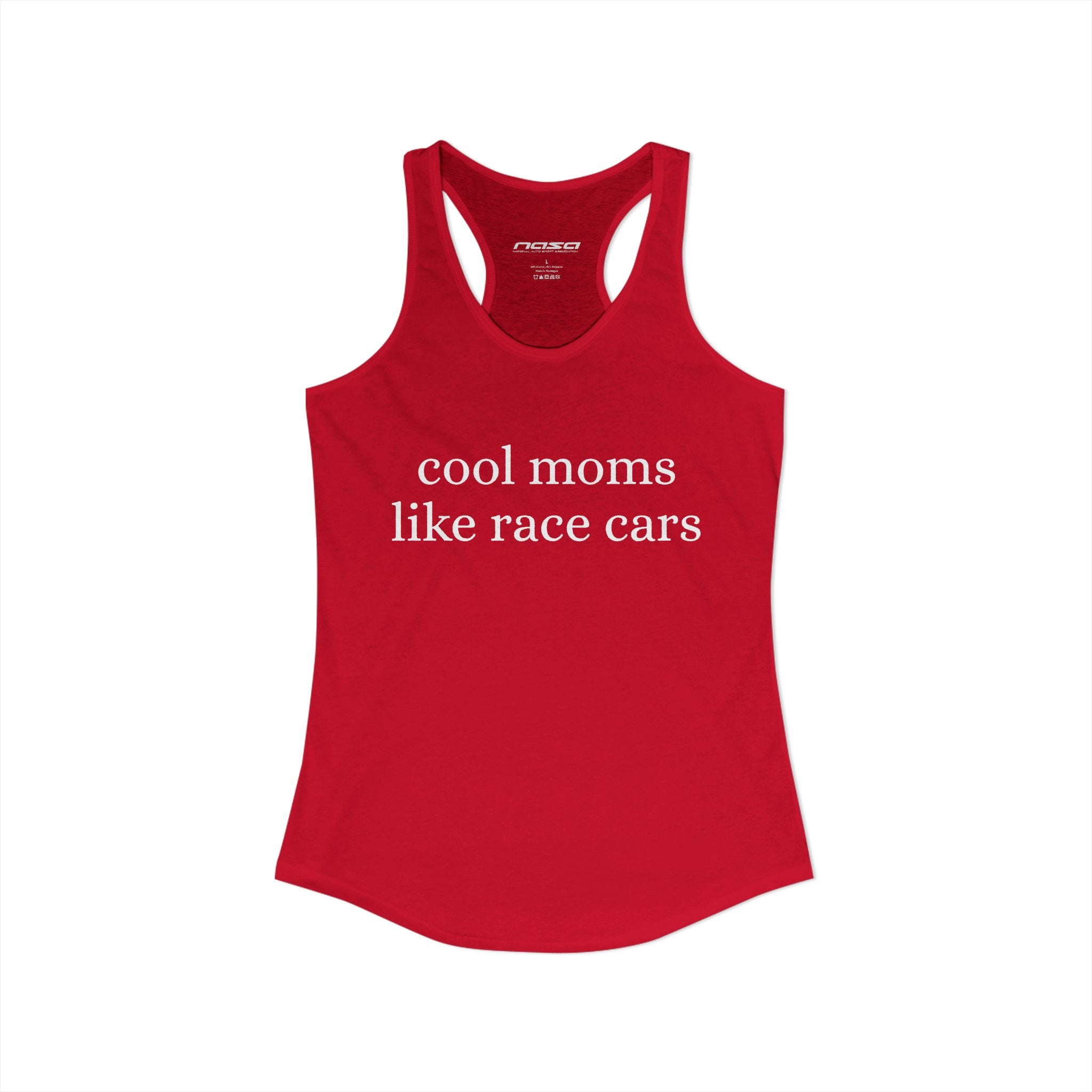 Cool Moms Like Race Cars Tank Top