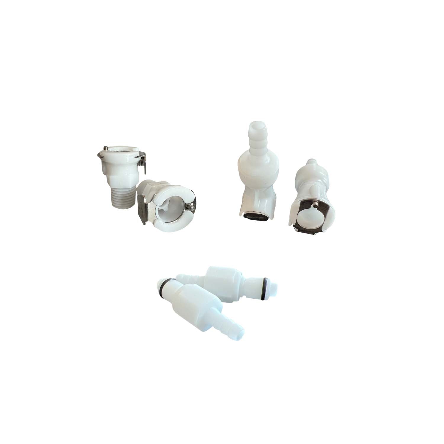Coolshirt Club System connection conversion kit with bulkheads and CPC connectors