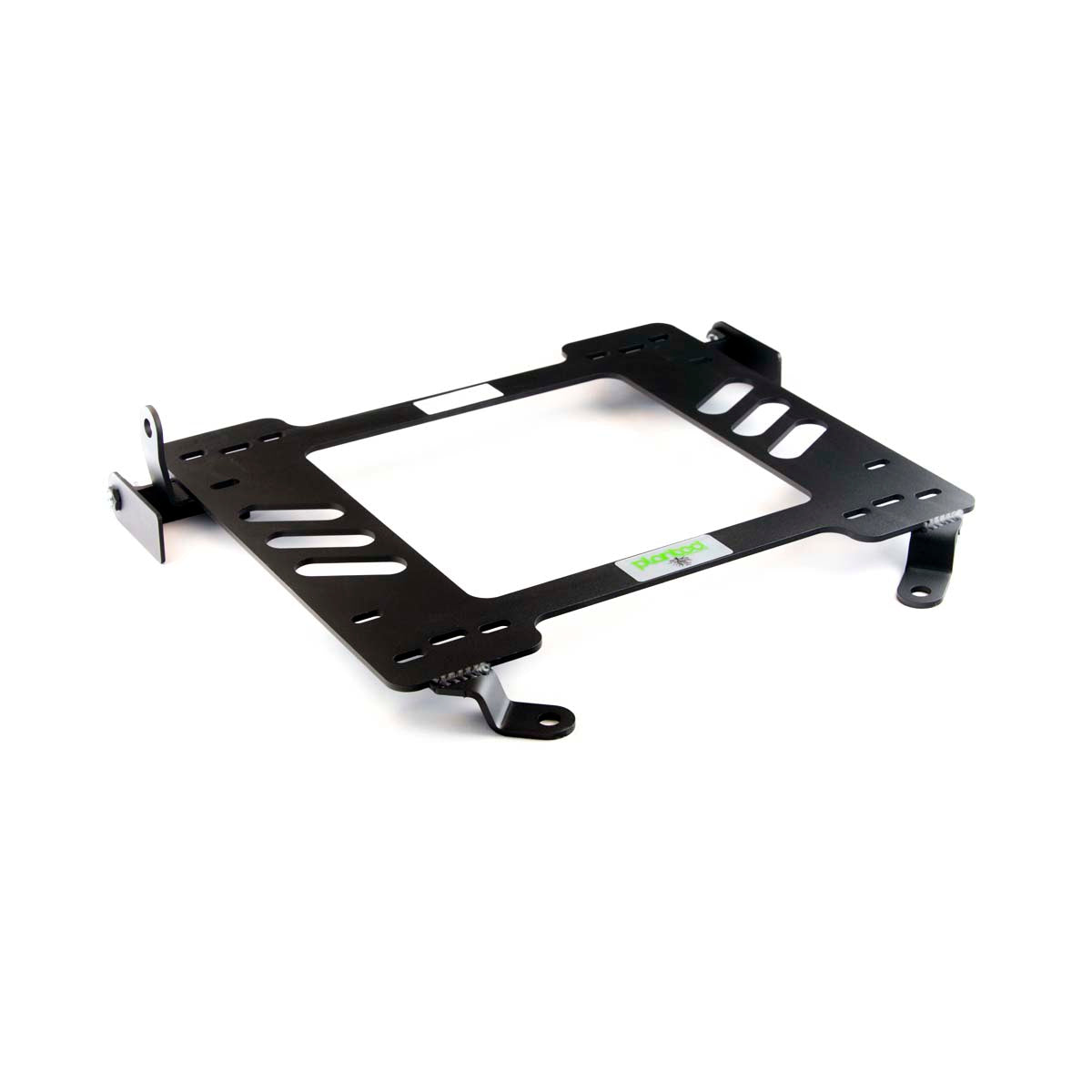 Planted seat bracket for 1994-2002 Audi A4/S4 (B5, Power Seats), driver side, black powder-coated steel