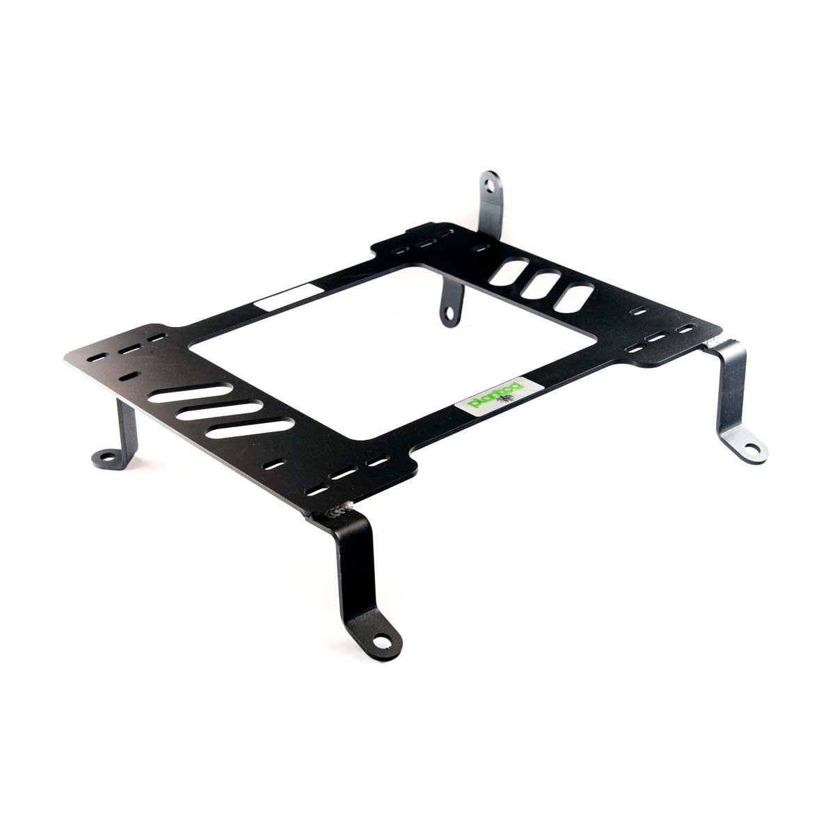 Planted seat bracket for 2004-2007 Scion xB, passenger side, black powder-coated steel