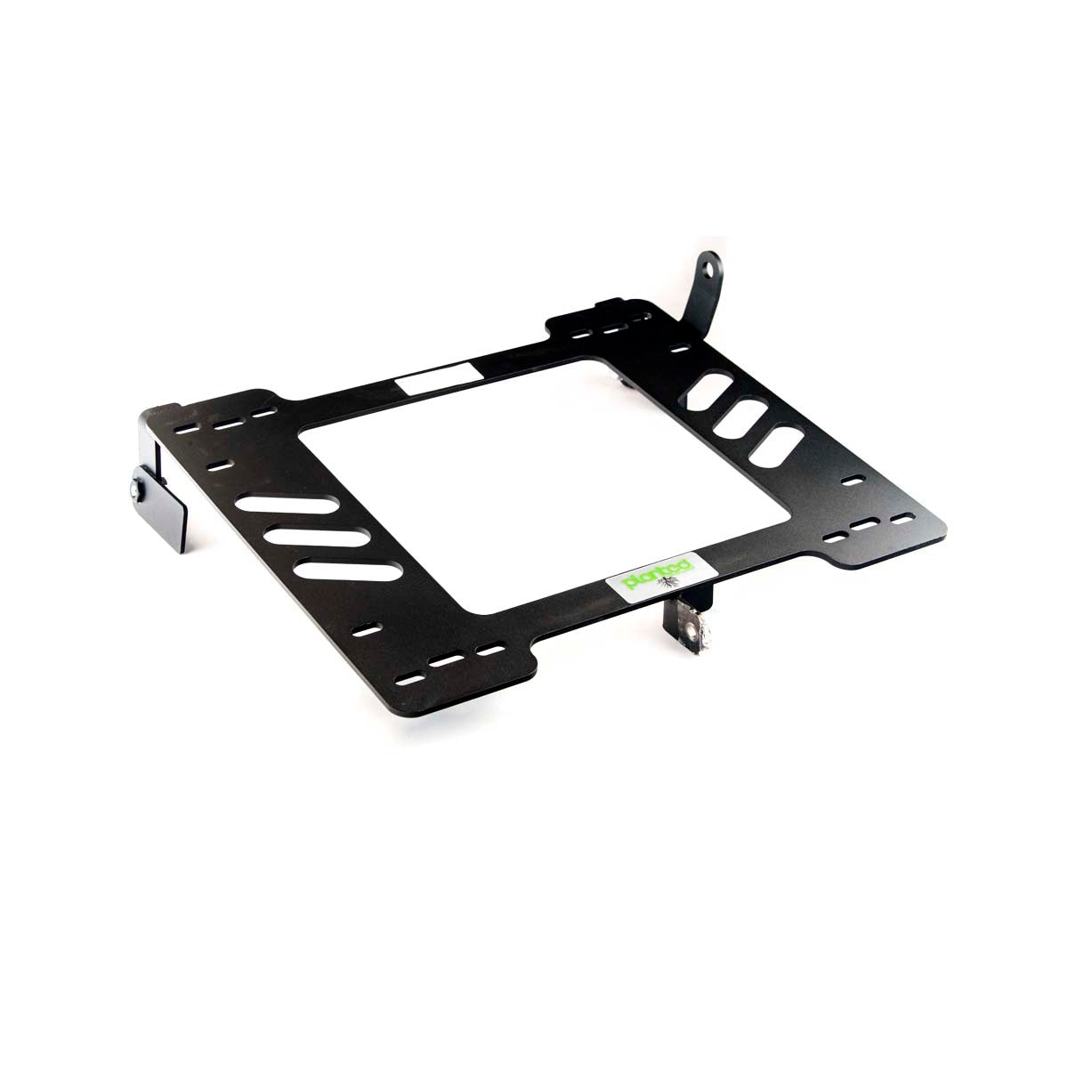 Vehicle-specific floor mounting base for VW Golf/GTI/Jetta (Mk2), passenger side, shown with Planted top plate