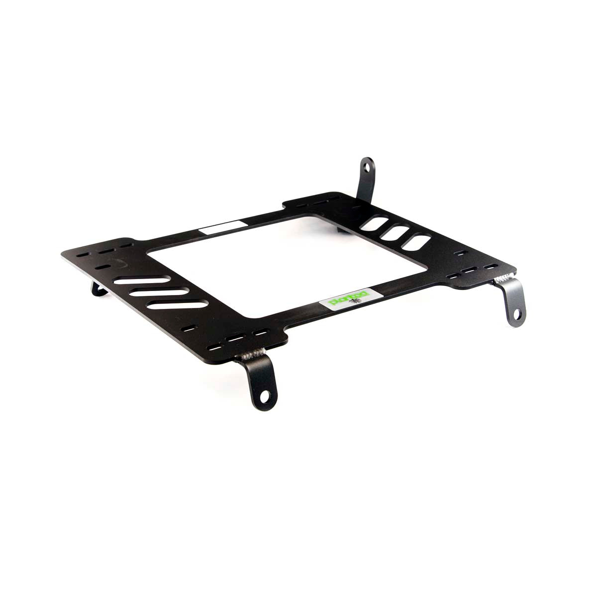 Vehicle-specific floor mounting base for 2002-2006 Acura RSX, passenger side, shown with Planted top plate