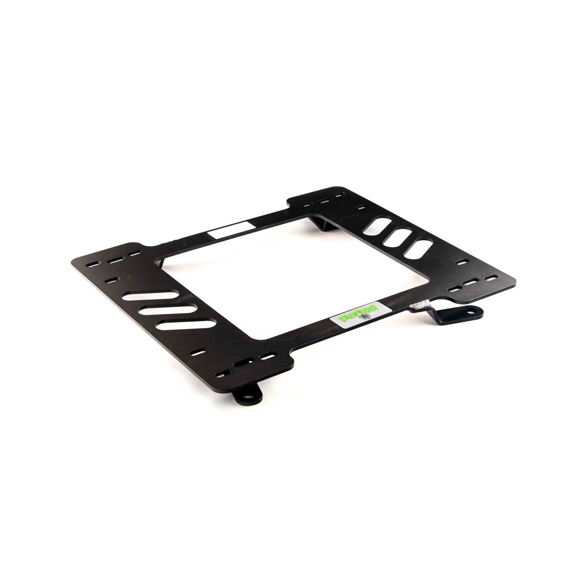 Planted seat bracket for 1967-1969 Chevrolet Camaro, passenger side, black powder-coated steel