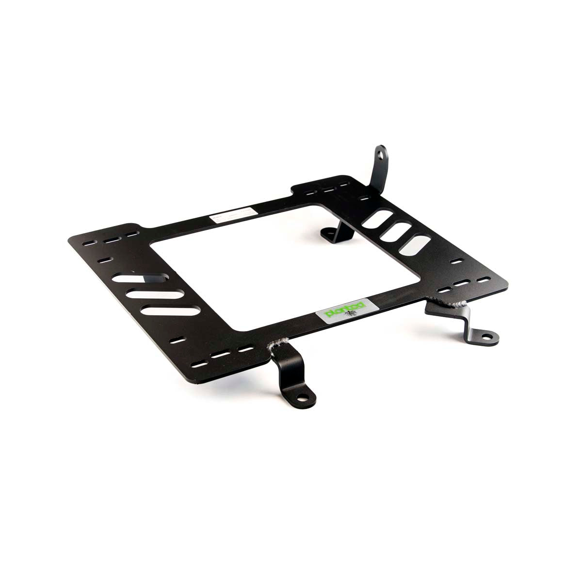 Planted seat bracket for 1999-2004 Ford Mustang, passenger side, black powder-coated steel