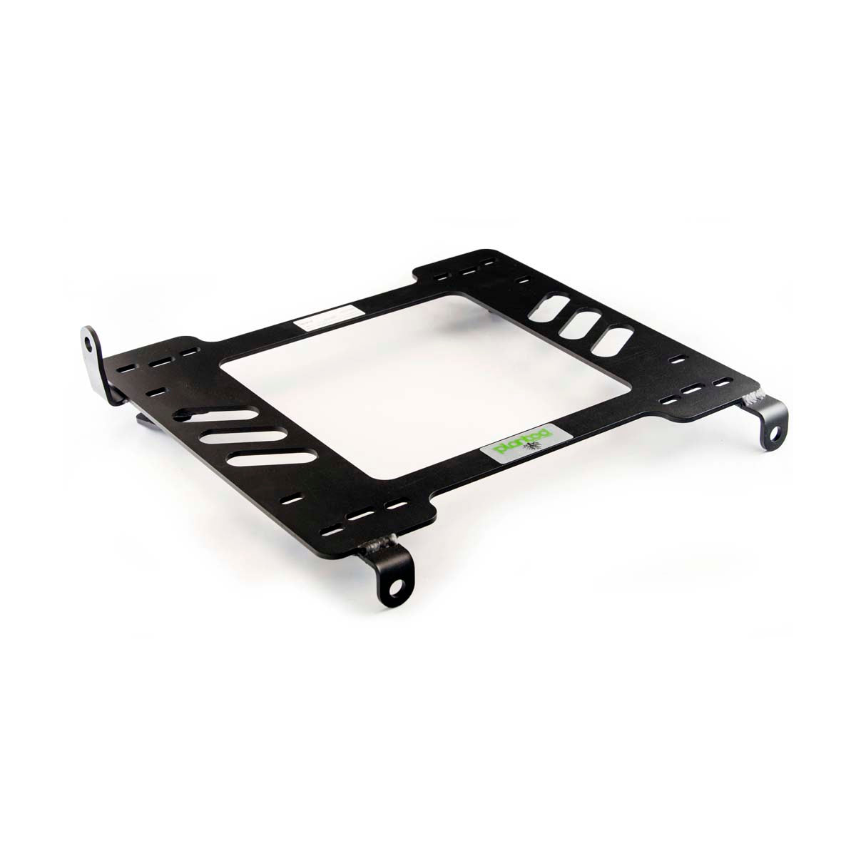 Vehicle-specific floor mounting base for 1990-1999 Toyota MR2 (W20), driver side, shown with Planted top plate