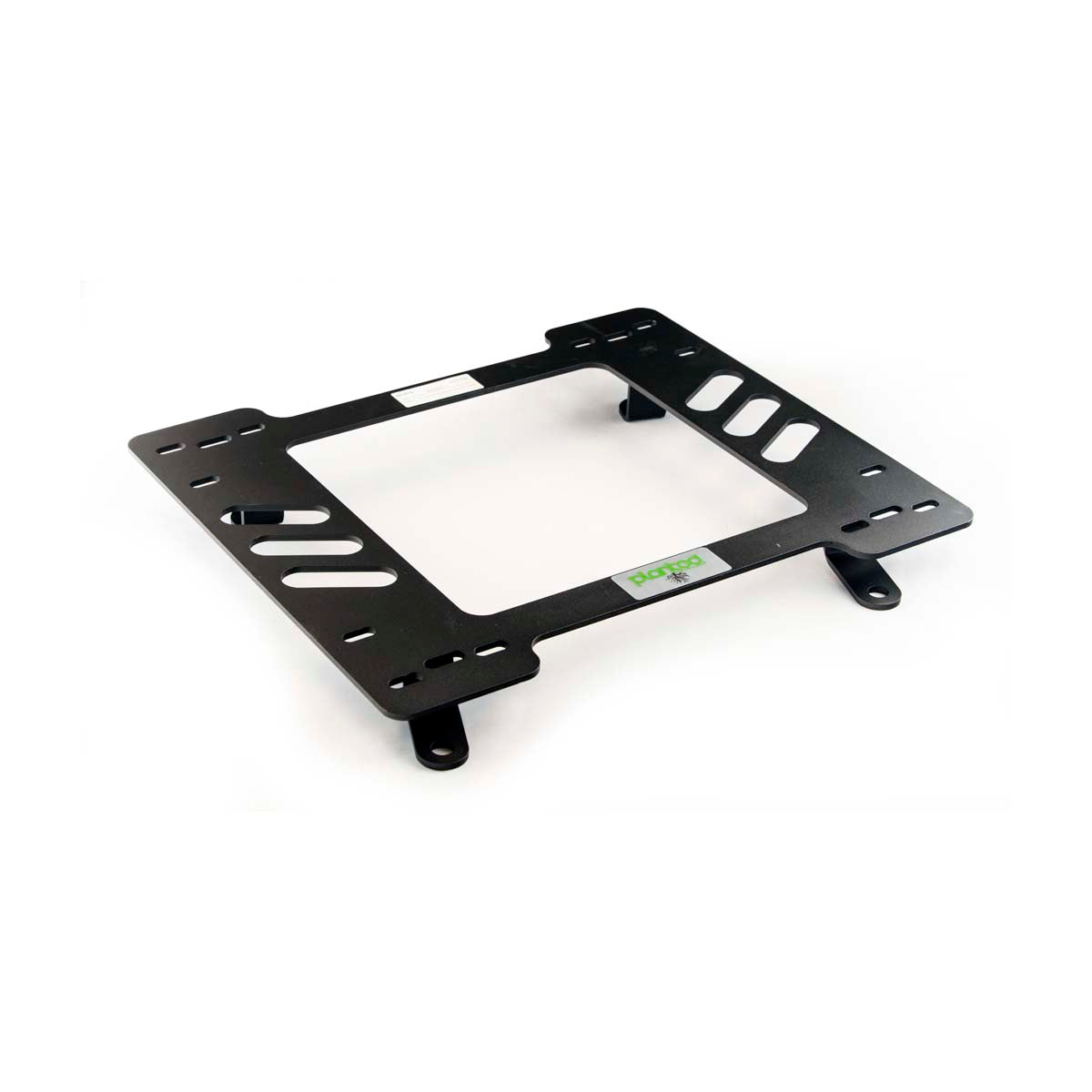 Vehicle-specific floor mounting base for 1993-2002 Chevrolet Camaro / Pontiac Trans Am, driver side, shown with Planted top plate