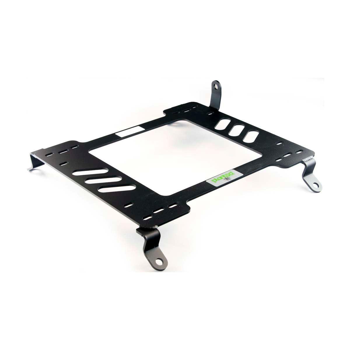 Planted seat bracket for 2006+ Lexus IS250/350/IS F (2nd/3rd Gen, Manual), passenger side, black powder-coated steel