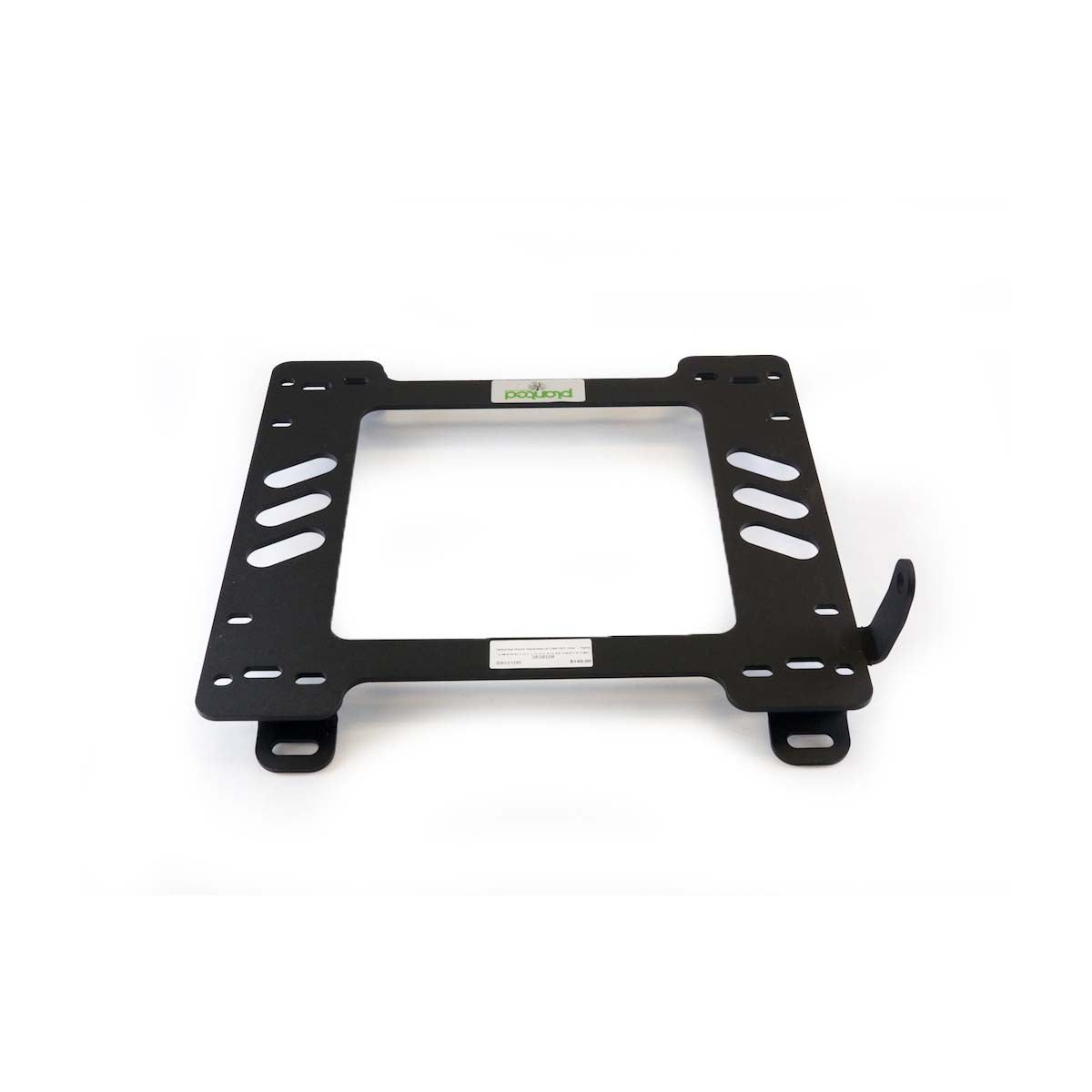 Planted seat bracket for 1989-1997 Mazda MX-5 Miata (NA), driver side, black powder-coated steel