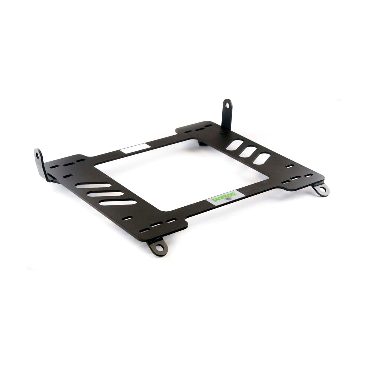 Planted seat bracket for 1996-2004 Mercedes SLK, passenger side, black powder-coated steel