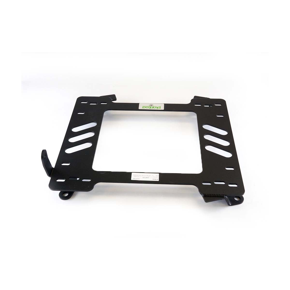 Vehicle-specific floor mounting base for 2007-2013 BMW 3 Series Coupe (E92), passenger side, shown with Planted top plate