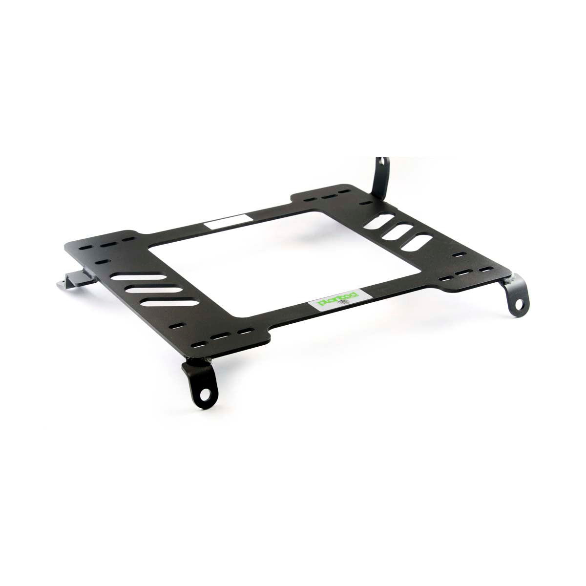 Planted seat bracket for 1988-1992 Toyota Cressida, passenger side, black powder-coated steel