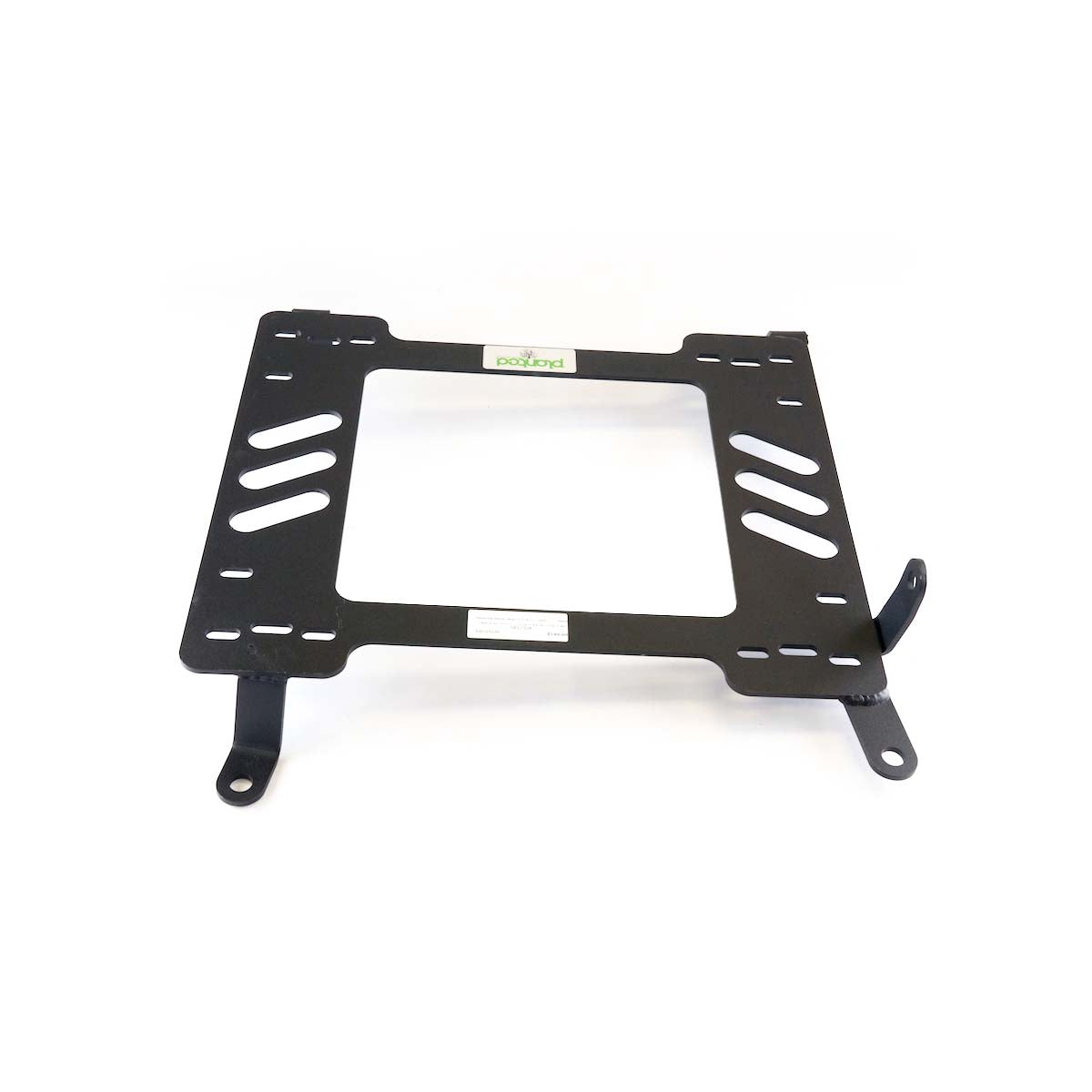 Planted seat bracket for 2011-2016 Nissan GT-R, driver side, black powder-coated steel