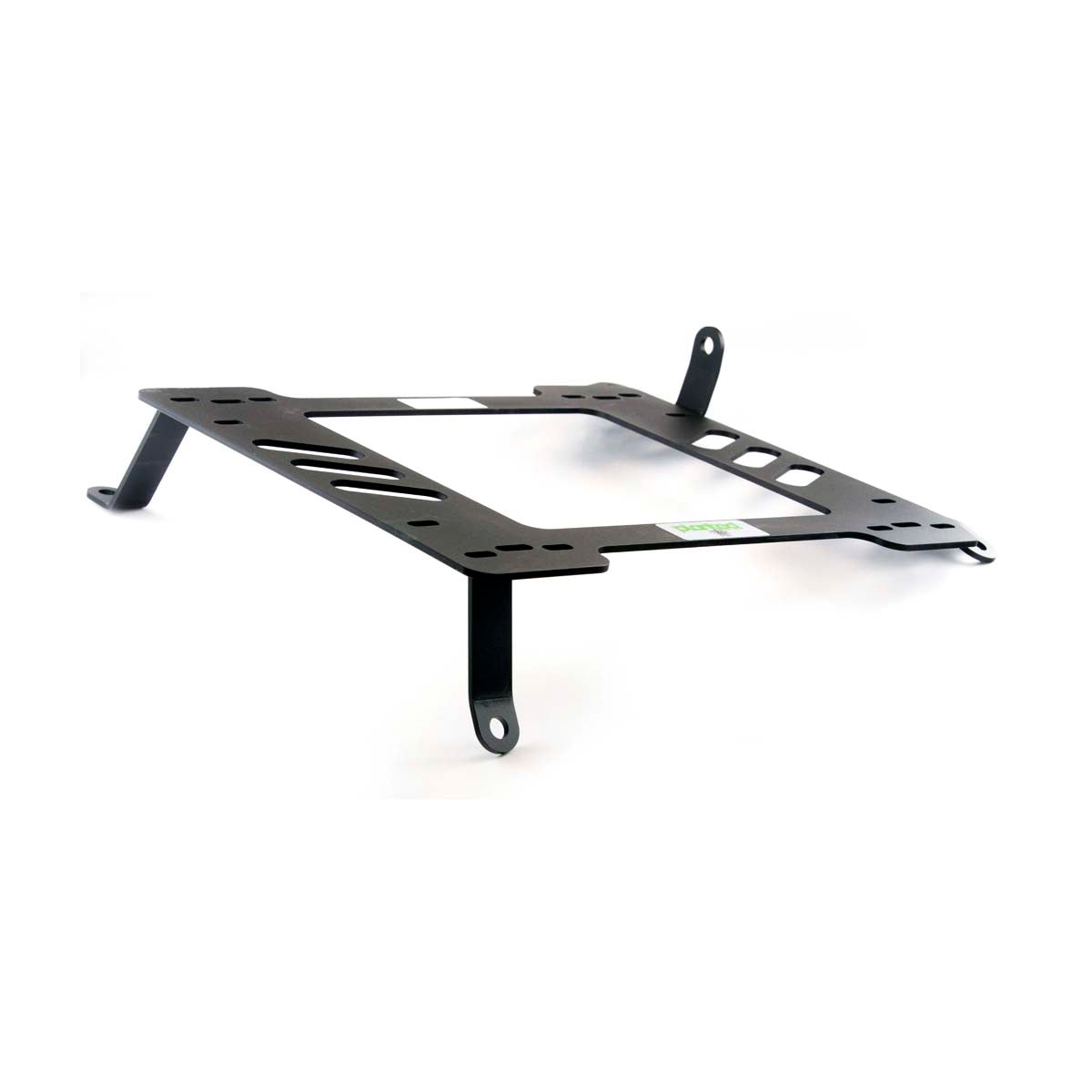 Planted high-mount seat bracket for 2011-2016 Nissan GT-R, passenger side, black powder-coated steel