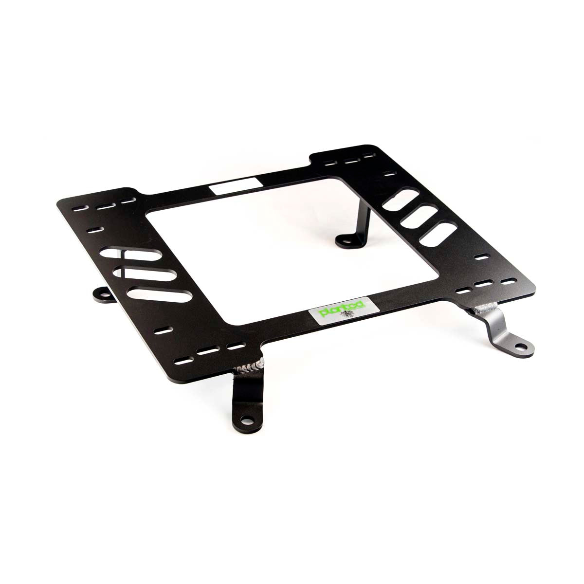 Planted seat bracket for 1982-1992 Pontiac Firebird / Trans Am, passenger side, black powder-coated steel