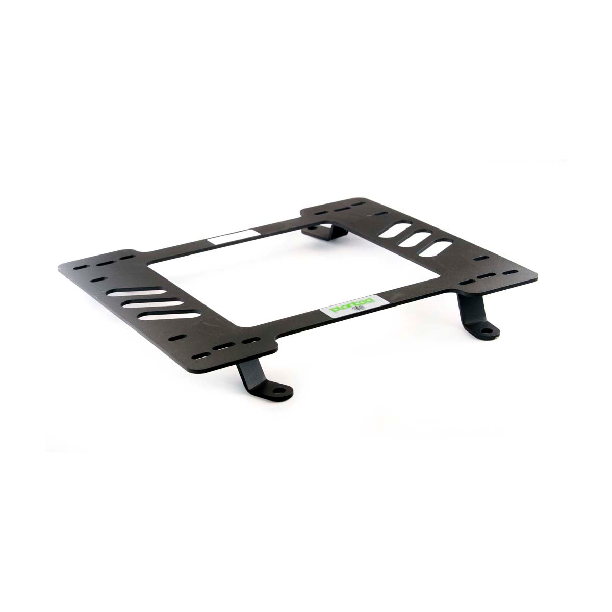 Planted seat bracket for 1969-1976 Triumph TR6, passenger side, black powder-coated steel
