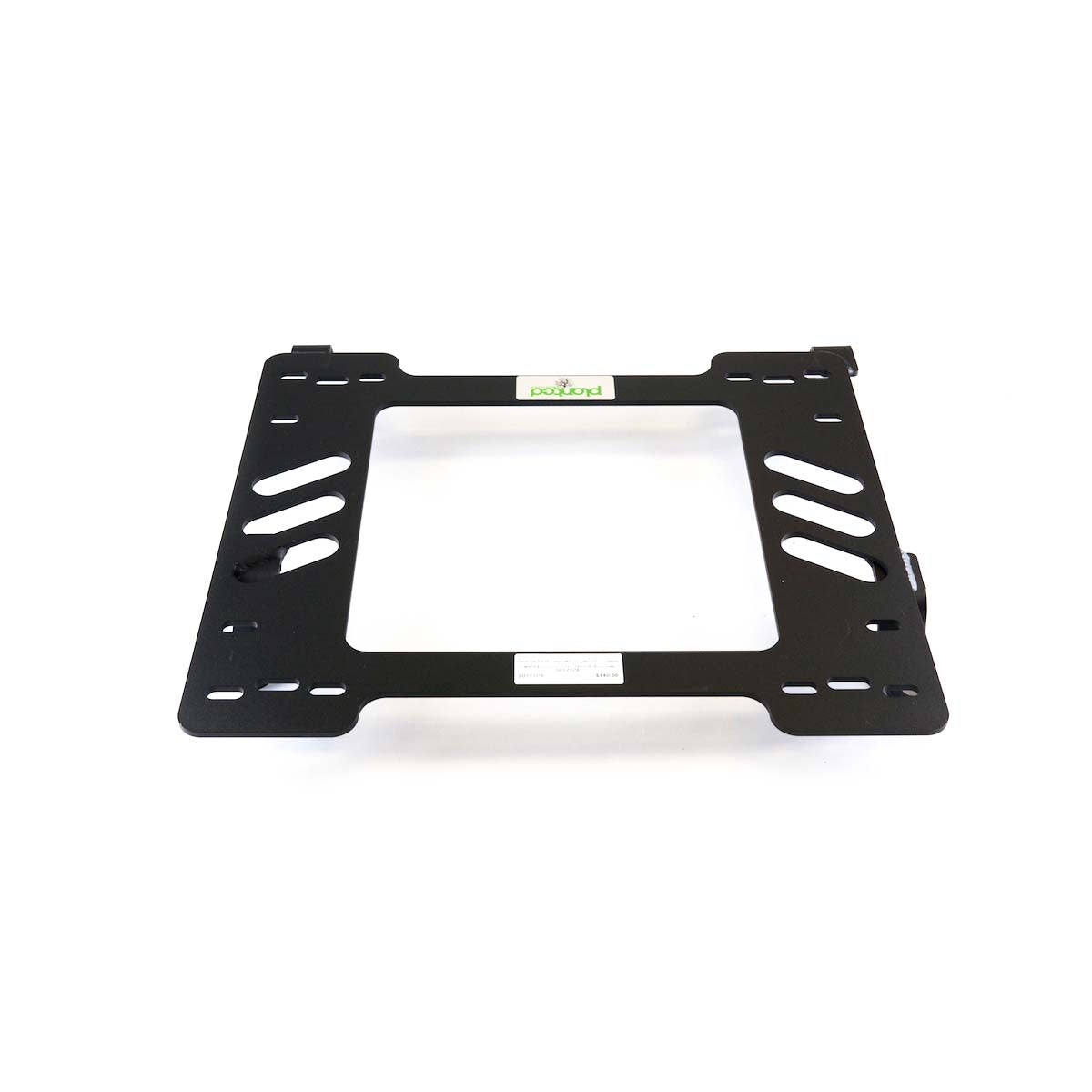 Planted seat bracket for 1978-1981 Toyota Celica, passenger side, black powder-coated steel