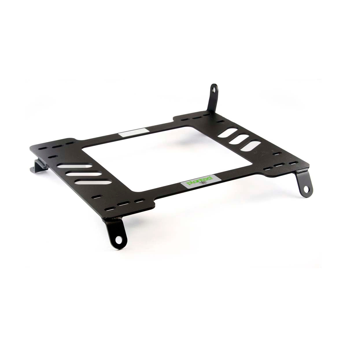 Planted seat bracket for 1992-1997 Subaru SVX, passenger side, black powder-coated steel