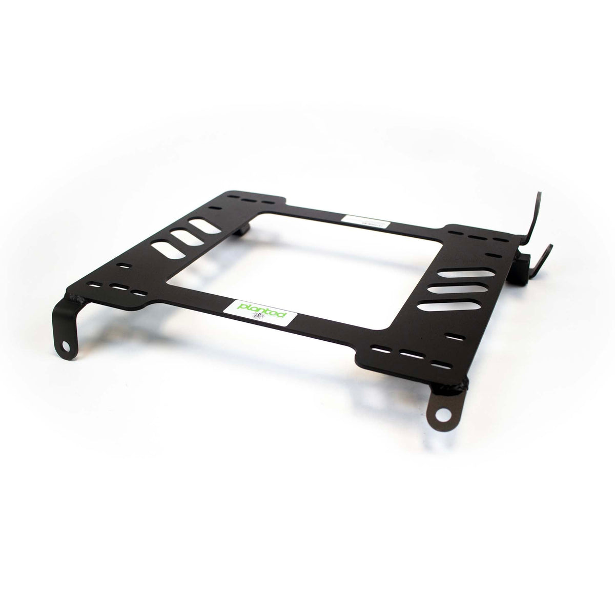 Vehicle-specific floor mounting base for 1995.5-2004 Toyota Tacoma (Bucket Seat Models Only), passenger side, shown with Planted top plate