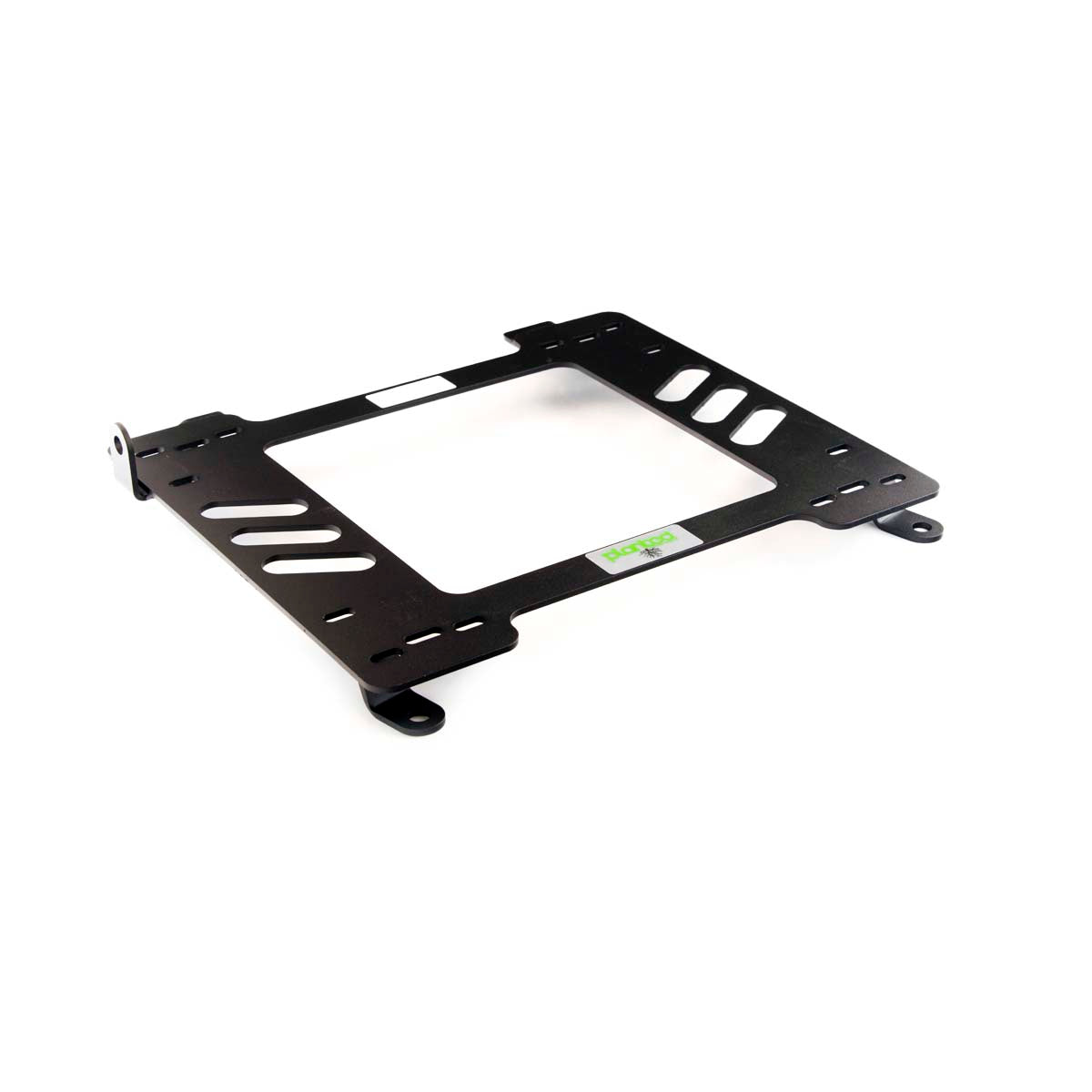 Planted seat bracket for 2002-2009 Mercedes E-Class (W211), driver side, black powder-coated steel