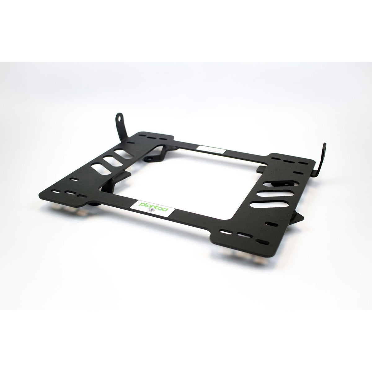 Vehicle-specific floor mounting base for 1967-1971 Ford Thunderbird, driver side, shown with Planted top plate