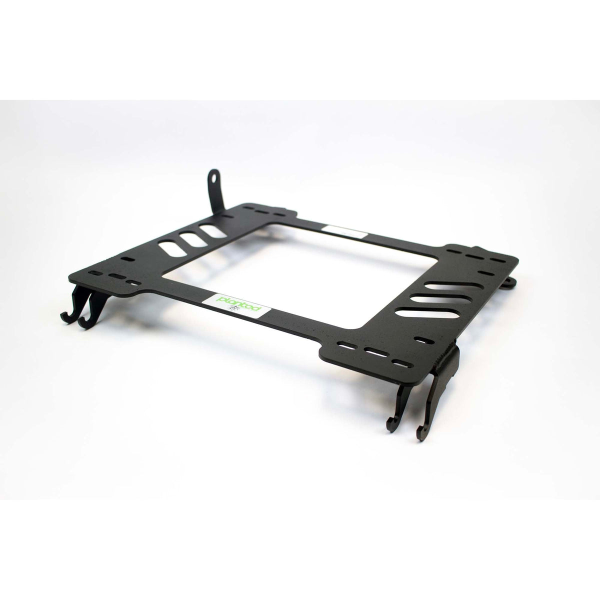 Planted seat bracket for 2003-2007 Saturn Ion, driver side, black powder-coated steel