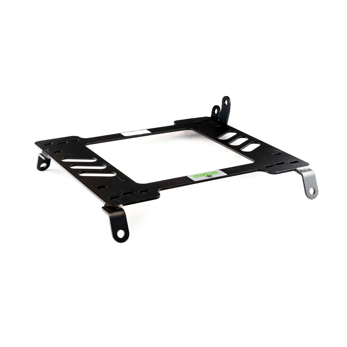 Planted seat bracket for 2001-2003 Acura CL Coupe, passenger side, black powder-coated steel