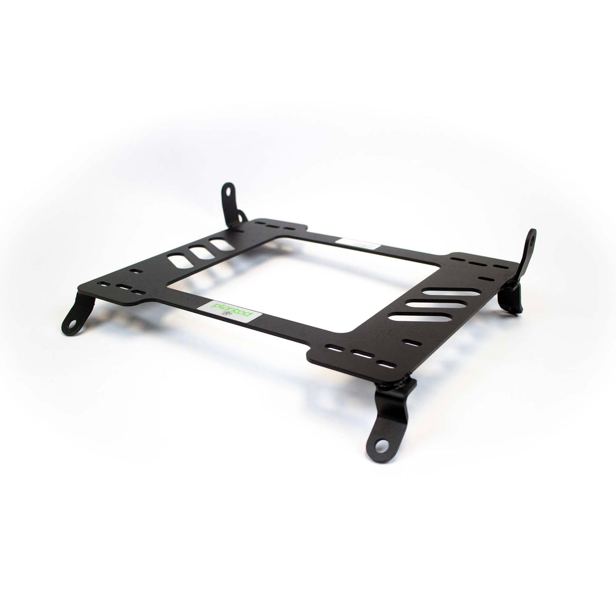 Planted seat bracket for 1993-1997 Lexus GS 300 (1st Gen), driver side, black powder-coated steel
