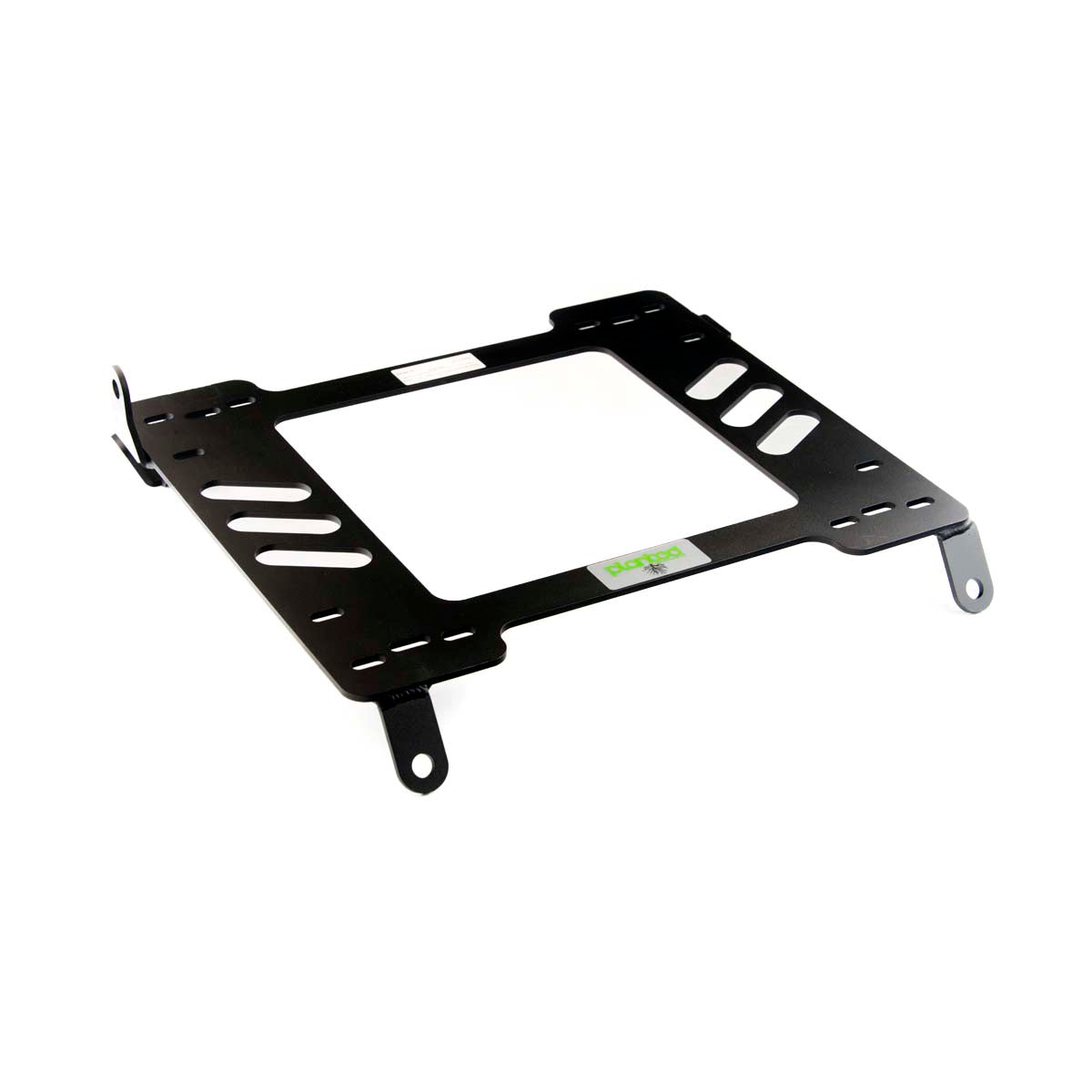 Planted seat bracket for 2008-2013 Subaru Forester (3rd Gen), driver side, black powder-coated steel
