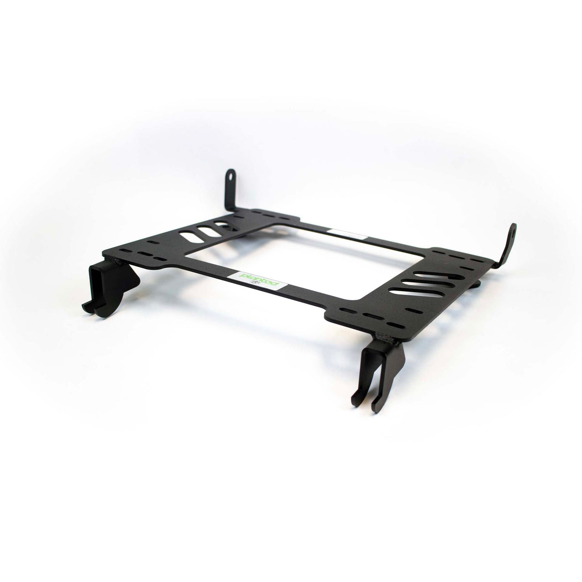 Planted seat bracket for 2016+ Chevrolet Camaro (6th Gen), passenger side, black powder-coated steel