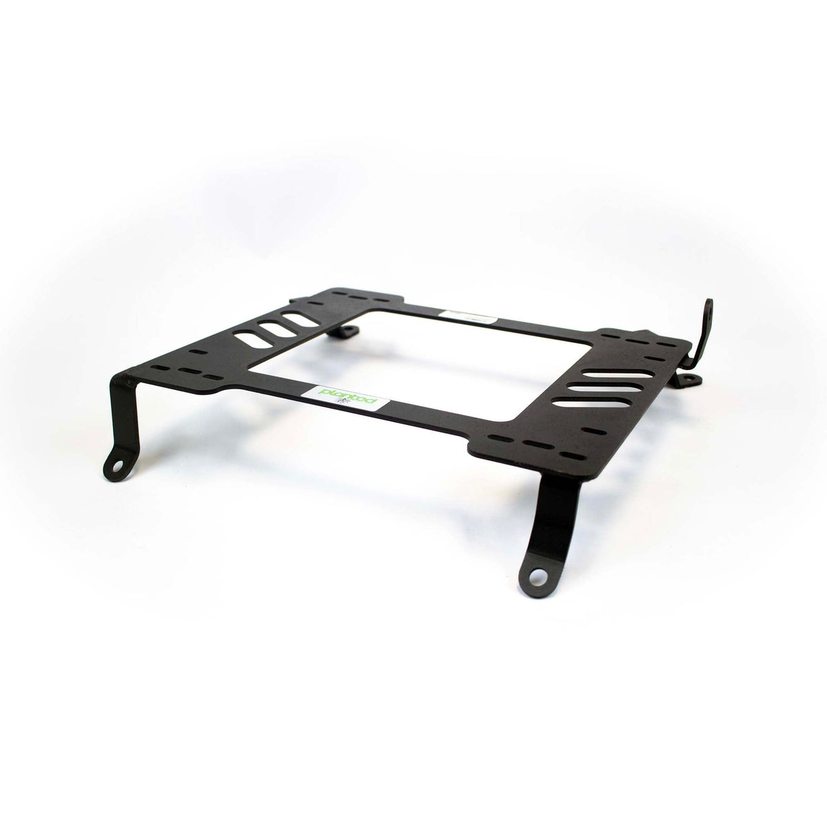 Planted seat bracket for 1998-2007 Toyota Land Cruiser (J100 Series), passenger side, black powder-coated steel