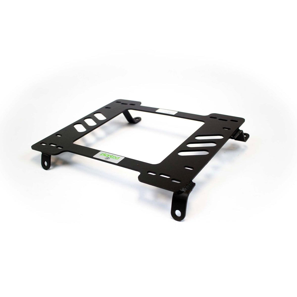 Planted seat bracket for 1988-1995 Toyota Hilux (5th Gen, Bucket Seat Models Only), driver side, black powder-coated steel