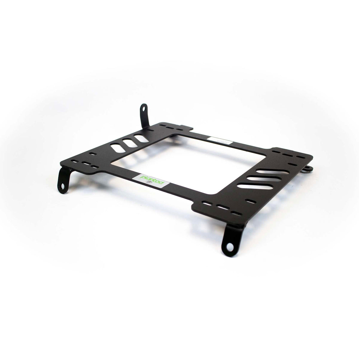 Planted seat bracket for 1997-2001 Honda Prelude (5th Gen), driver side, black powder-coated steel