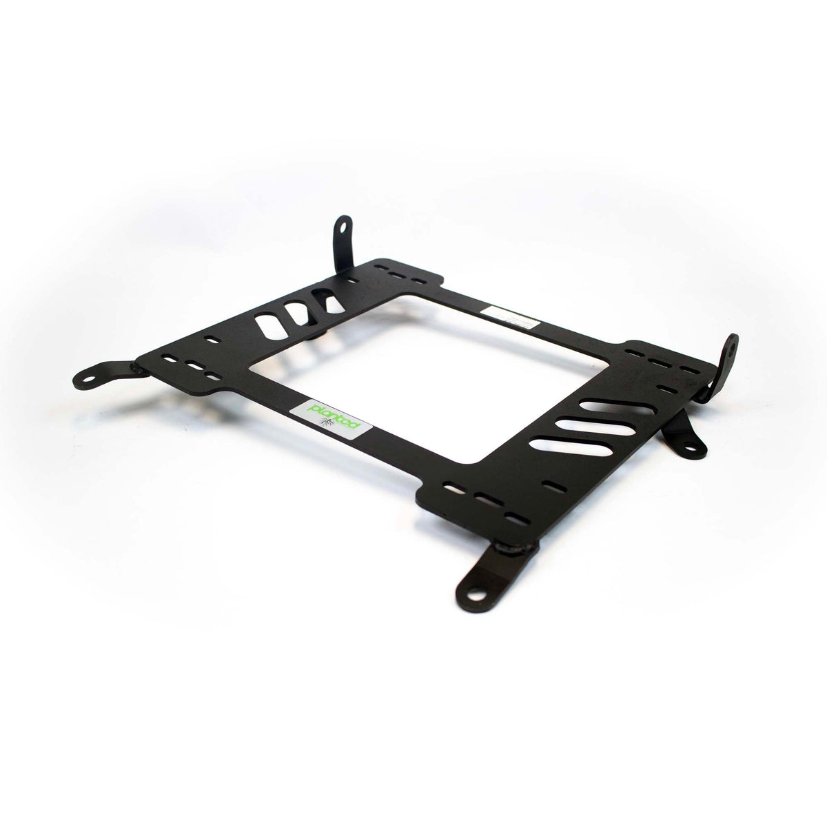Planted seat bracket for 1995-2004 Volvo S40 (1st Gen), driver side, black powder-coated steel