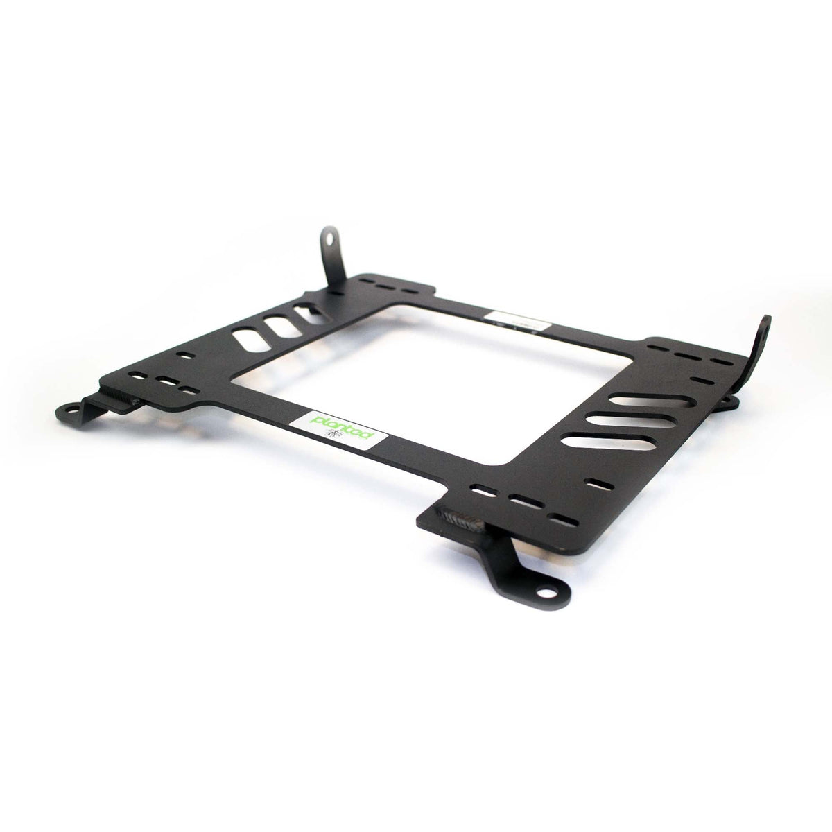 Planted seat bracket for 2016+ Audi A4/S4 (B9), passenger side, black powder-coated steel