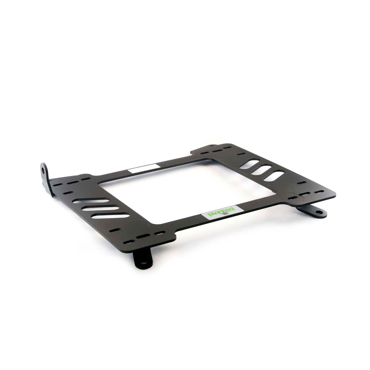 Planted seat bracket for 2021+ Subaru BRZ and Toyota GR86, driver side, black powder-coated steel