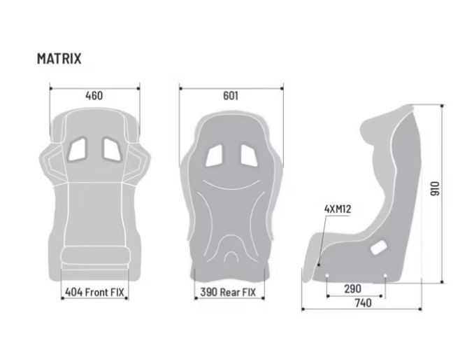 Sparco Matrix FIA 8855-2021 Racing Seat