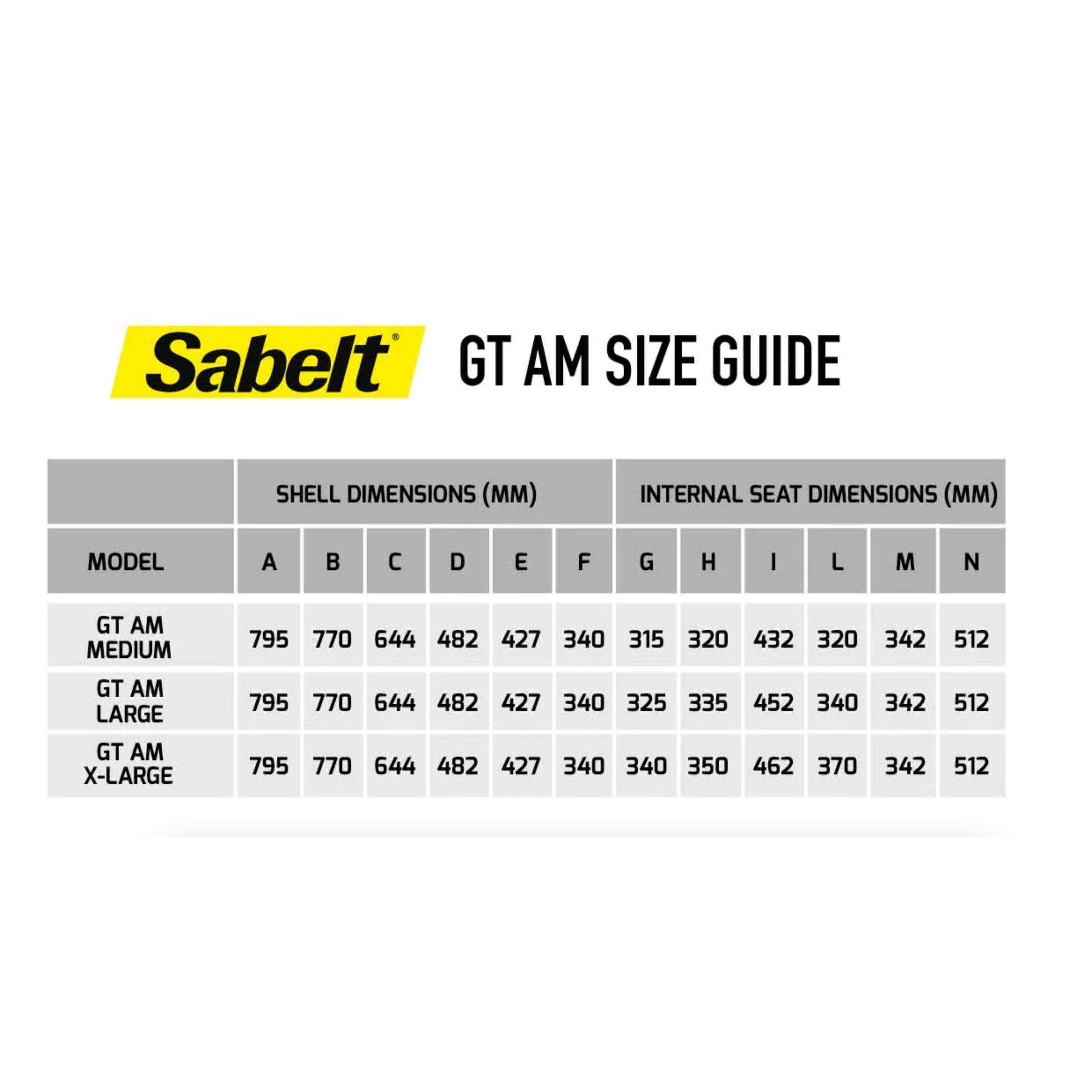 Sabelt GT-AM FIA 8855-2021 Racing Seat