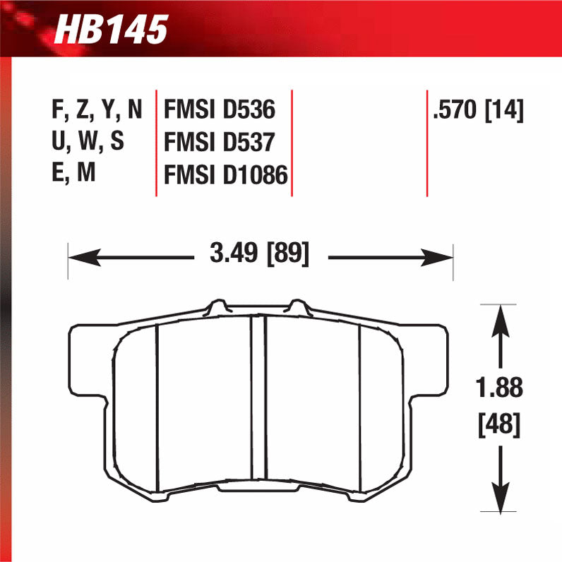 HAWK Blue 9012 Brake Pad Sets | HB141E.650 main image 0