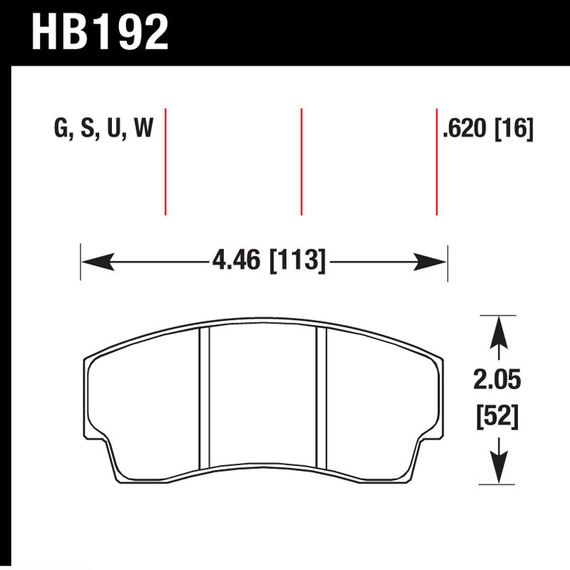 Hawk Performance DTC-70 Race Brake Pads | Subaru WRX/Impreza/BRZ (11-25) (HB192U.620) main image 1