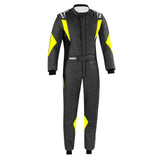 Sparco Superleggera Racing Suit - Grey/Black/Yellow