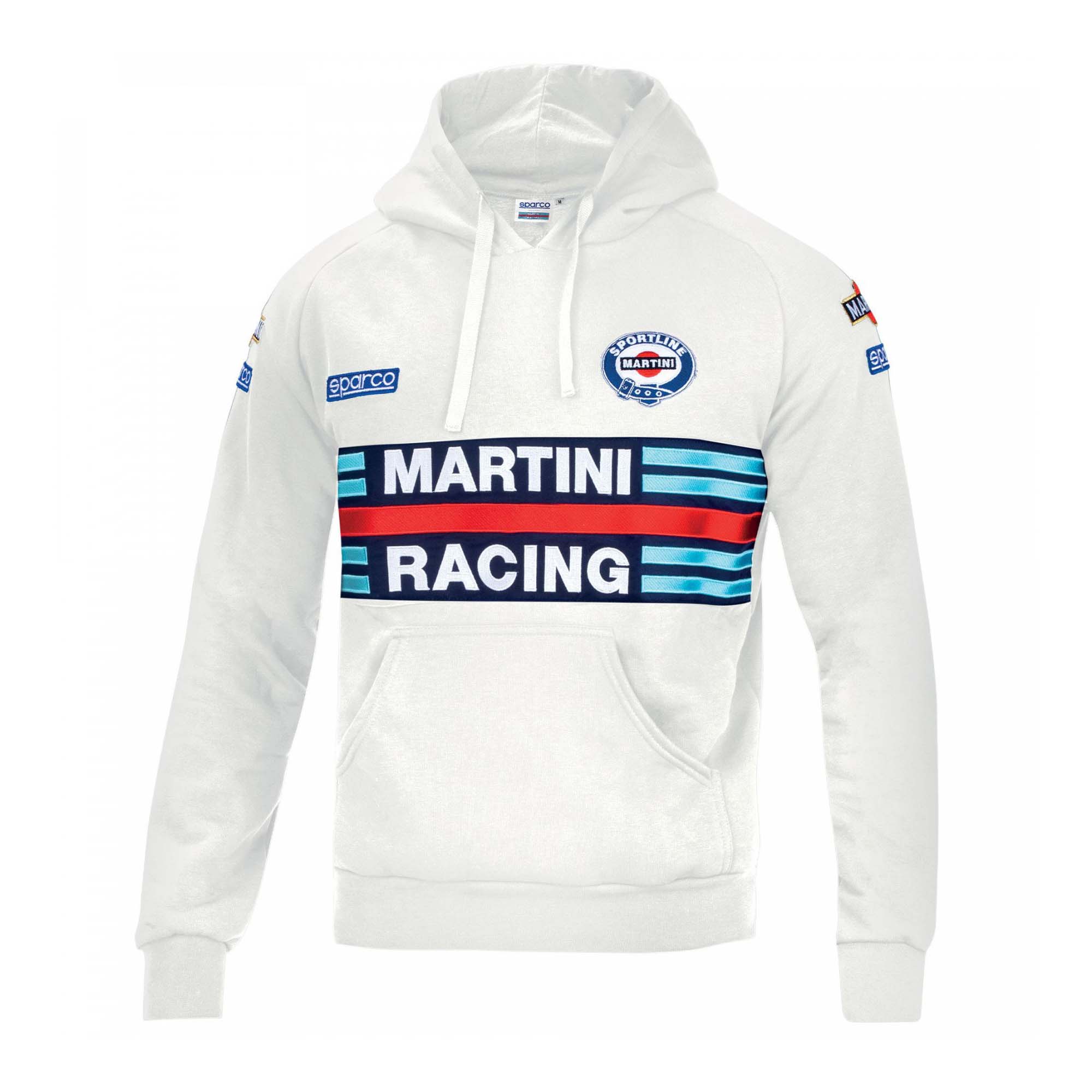 Sparco Martini Hooded Sweatshirt - White