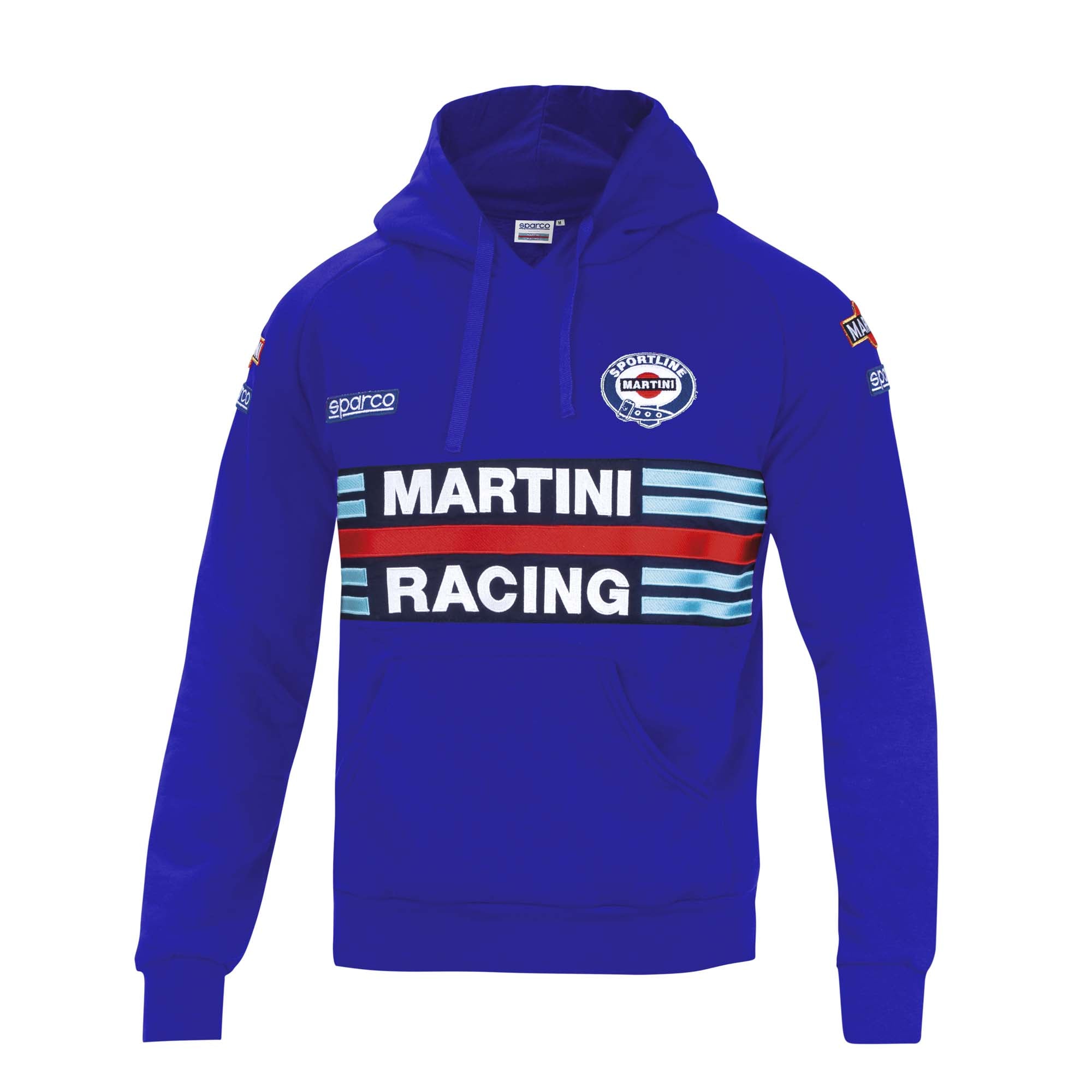 Sparco Martini Hooded Sweatshirt - Blue