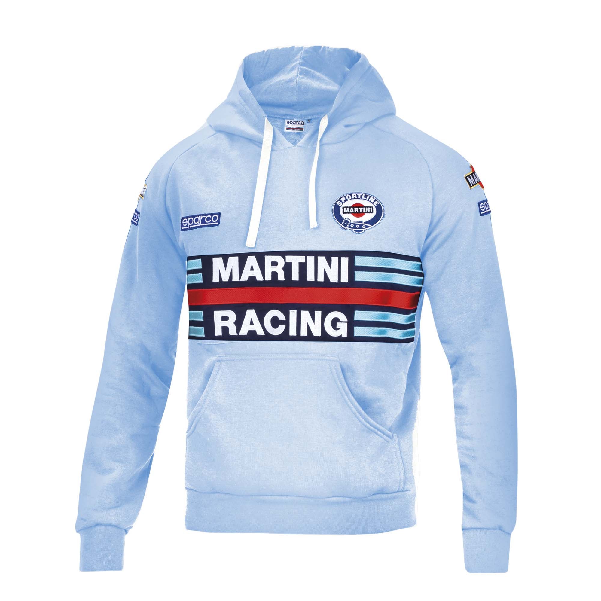 Sparco Martini Hooded Sweatshirt - Celeste