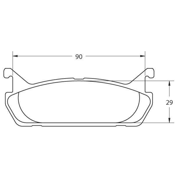 Performance Friction 0458.97.13.44 Racing Pad - 97 Compound